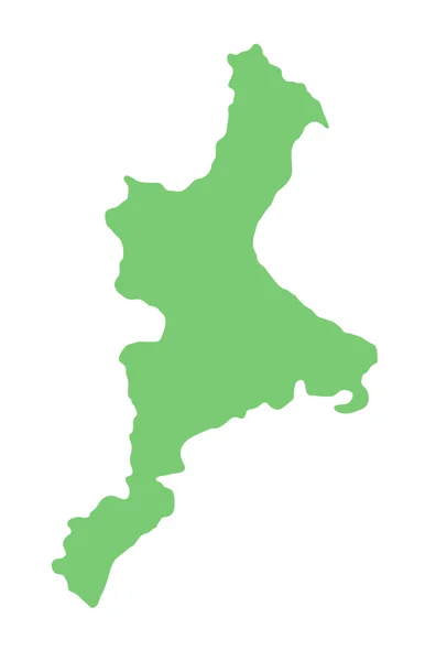 Mapa de Mie prefectura, Japón — Foto de Stock