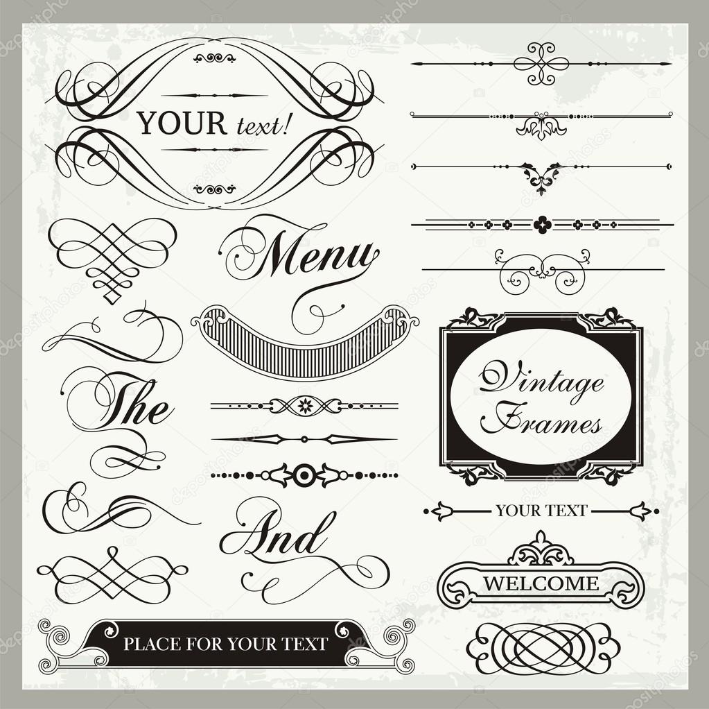 Vintage designs — Stock Vector © clipartdesign 21042253