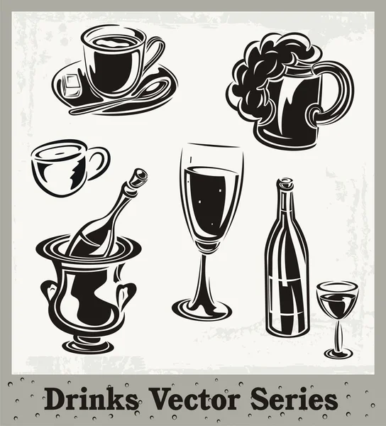 Dranken vector serie — Stockvector