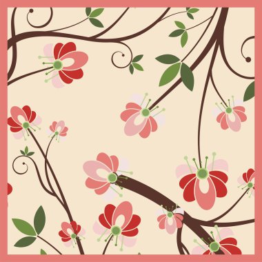 süs detayları ile çiçek arka plan.