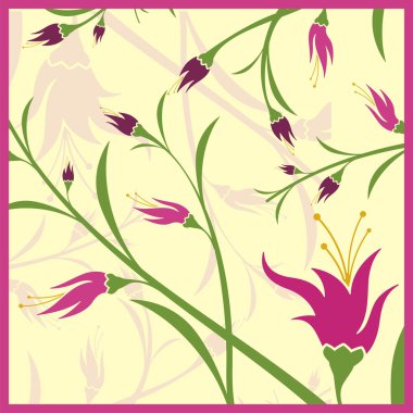 süs detayları ile çiçek arka plan.