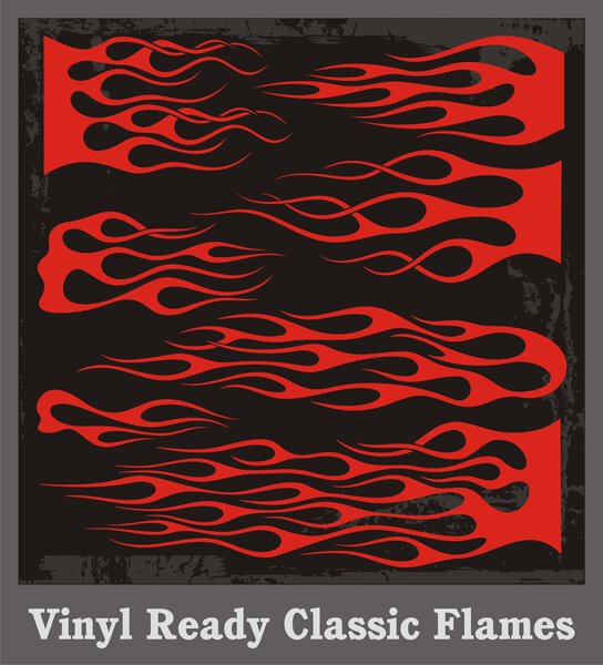 Vinyl Ready Classic Flames