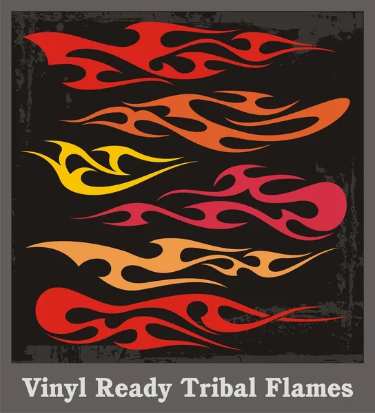 vinyl klaar tribal vlammen