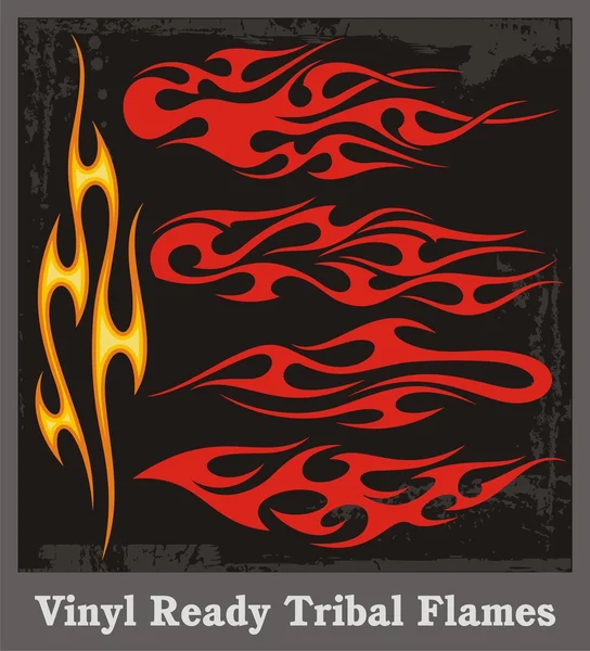vinyl klaar tribal vlammen