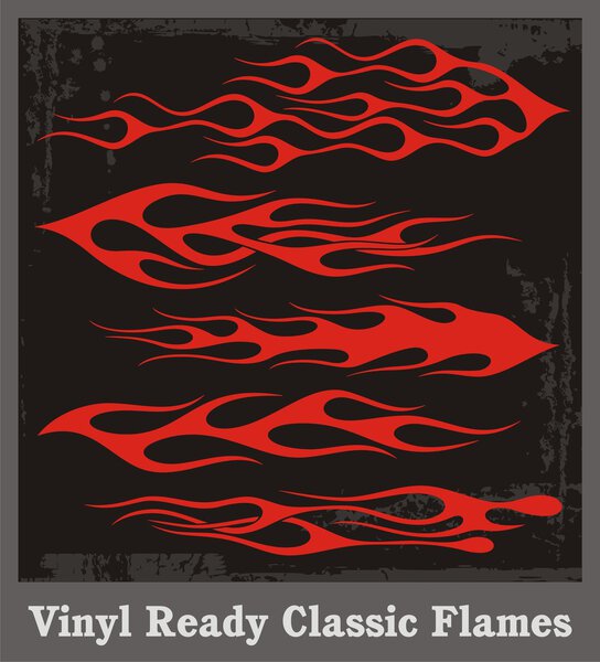 Vinyl Ready Classic Flames