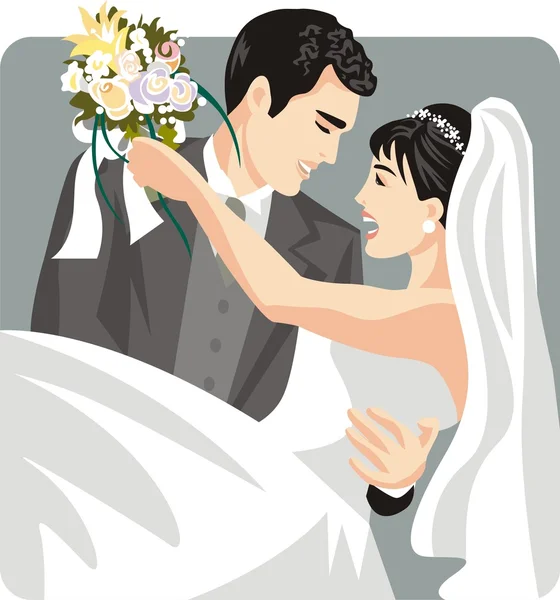 Wedding Vector Illustration — Stock Vector