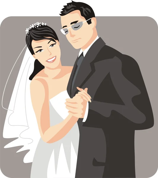 Wedding Vector Illustration — Stock Vector