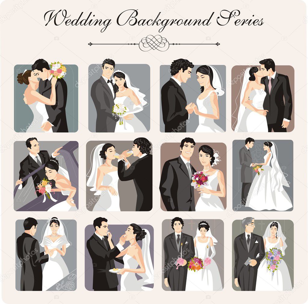 Wedding Vector Illustration Series