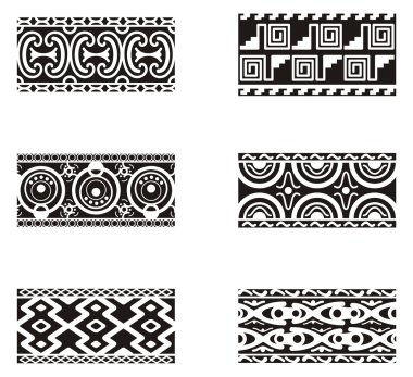 Meksika süs tasarım kümesi.