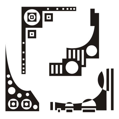 bir dizi kentsel tasarım öğeleri, vektör serisi.