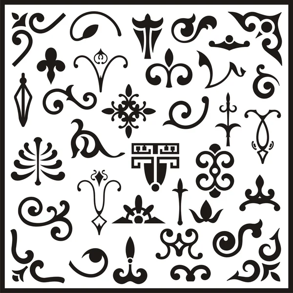 süs tasarım öğeleri, vektör serisi