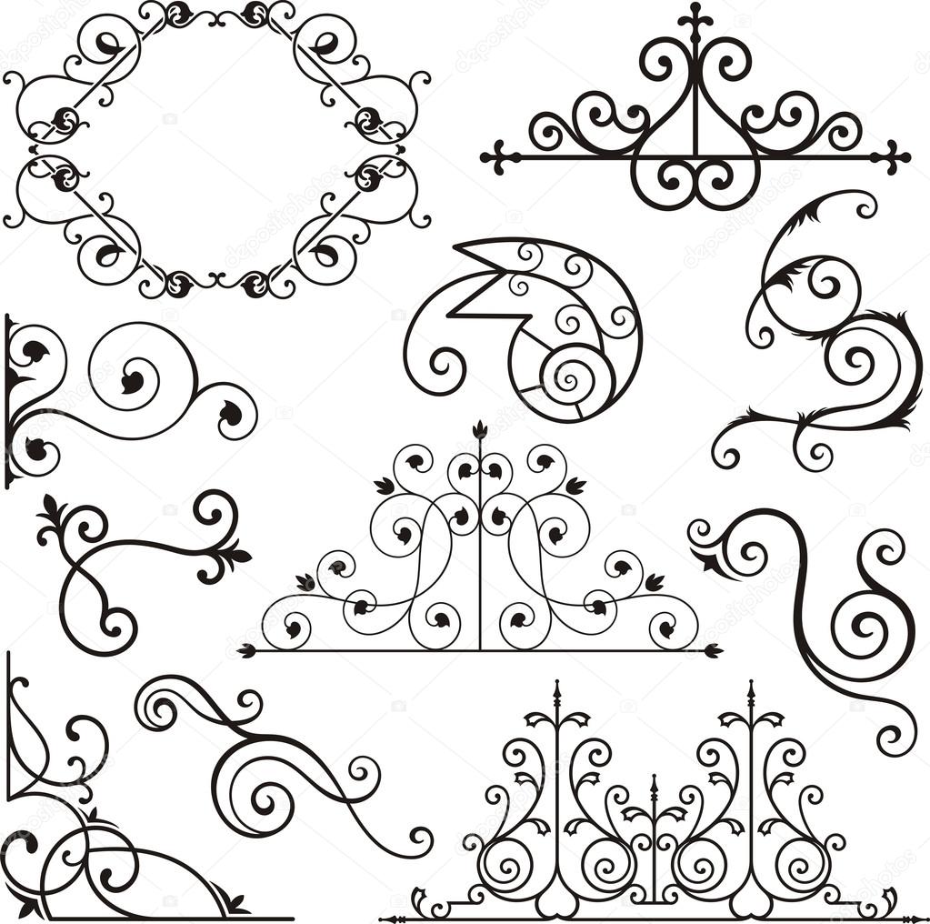 A set of 11 exquisitive and very clean ornamental designs.