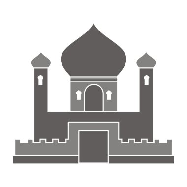 bir kale vektör çizim.