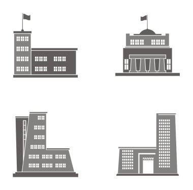 gökdelenlerin vektör çizimler.