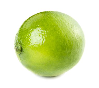 beyaz izole bir olgunlaşmış kireç