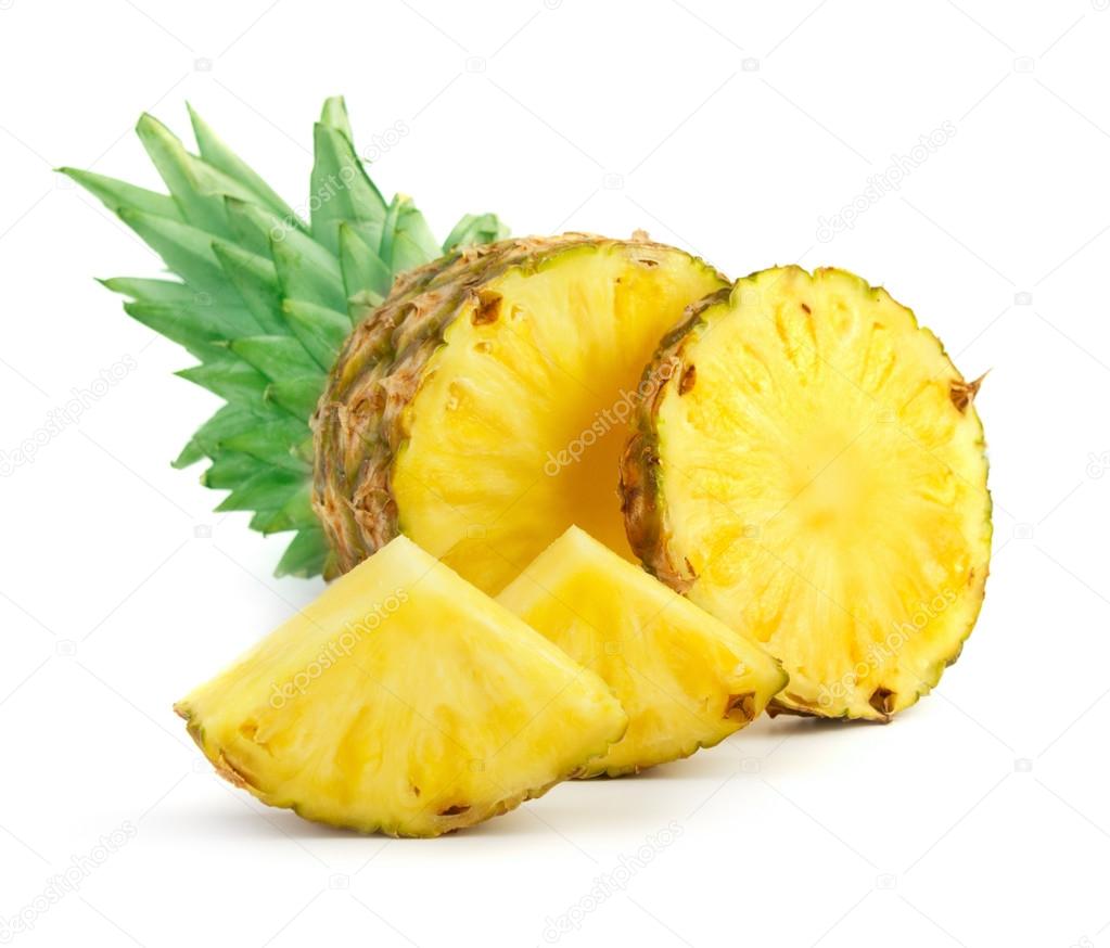 Pineapple with slices