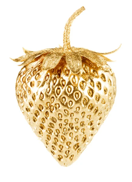 Gold strawberry — Stock Photo, Image