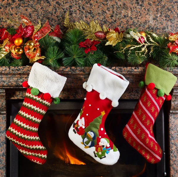 Christmas stocking — Stockfoto