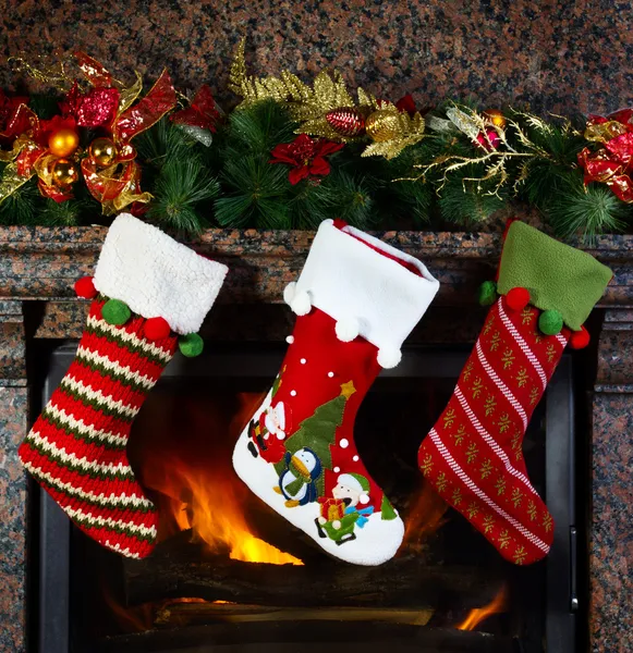 Christmas stocking — Stock Photo, Image