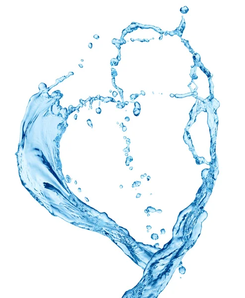 Water heart — Stock Photo, Image