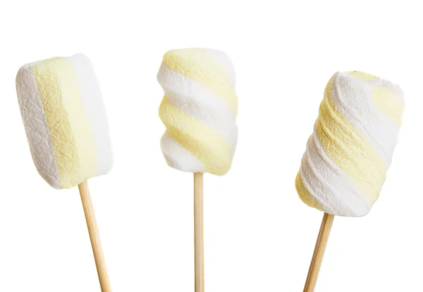 Three marshmallows — Stock Photo, Image