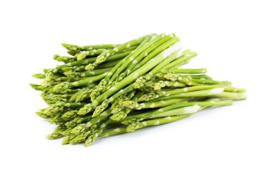 Kuşkonmaz beyaz arkaplanda izole