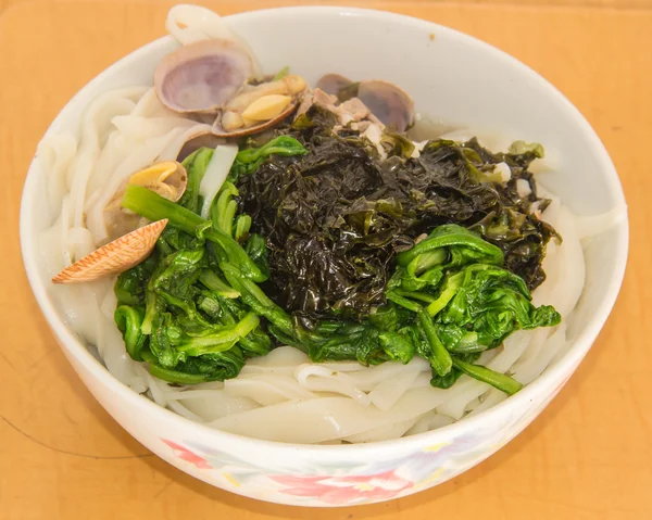 Ağar, zen yai ile sebze, deniz ürünleri