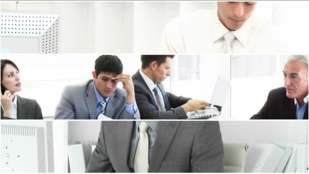 Stres w miejscu pracy — Wideo stockowe