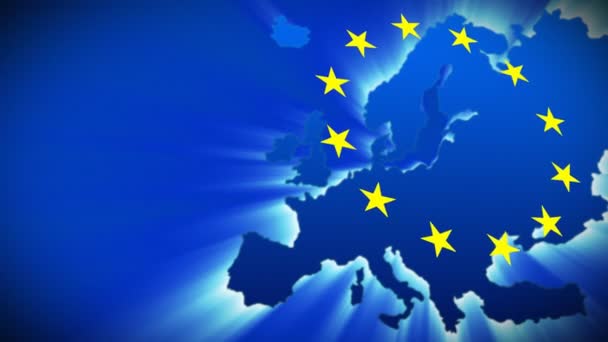 EU-Hintergrund — Stockvideo