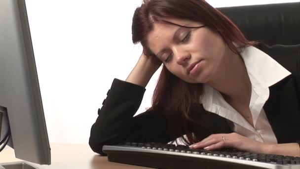 Stock Footage - Falling Asleep — Stock Video