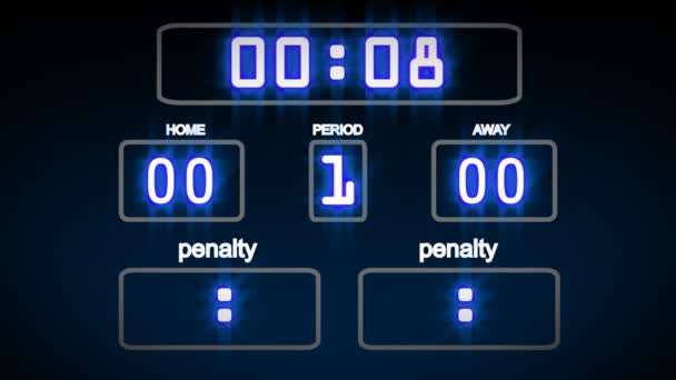 Scorebord — Stockvideo