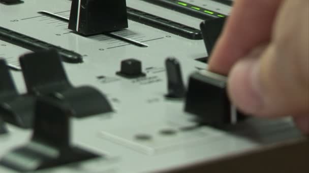 Studio Mixing Desk — Stock Video