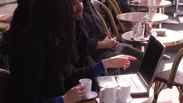 Ділової зустрічі в Парижі — стокове відео