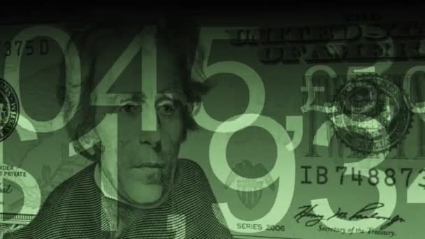 Fundo Dólar Montagem — Vídeo de Stock