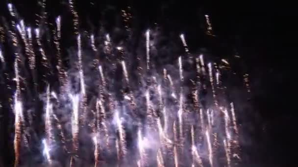 Exploding Fireworks — Stock Video