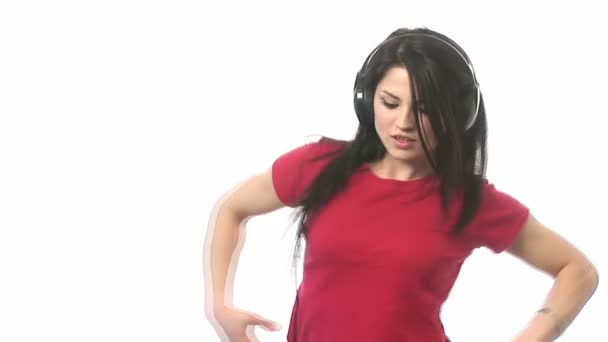 Stock Footage of a Woman Dancing — Stock Video