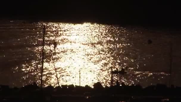 Tramonto sulla Costa Brava — Video Stock