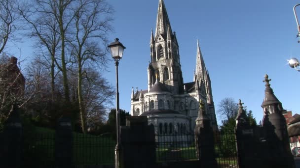 De stad Cork in Ierland — Stockvideo