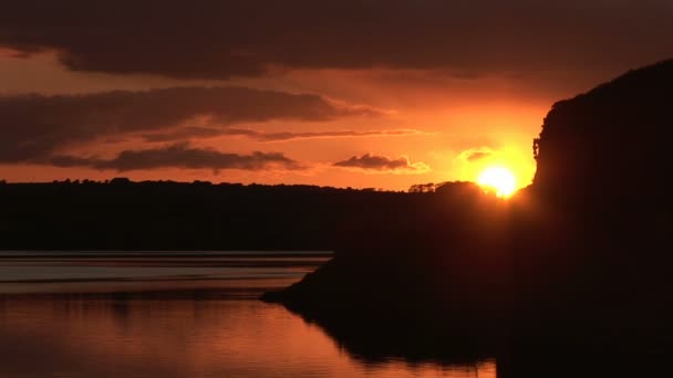 Belo pôr do sol — Vídeo de Stock