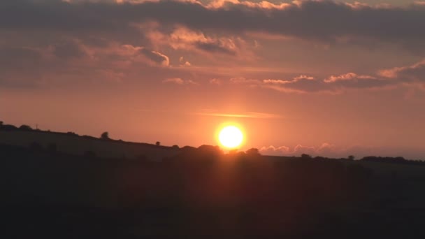 Time Lapse of Sunset — Stock Video