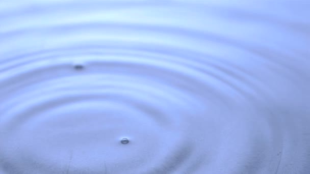 Kropla wody w super slow motion — Wideo stockowe