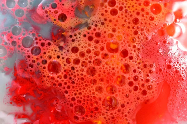 Textuur Patroon Van Zeepbellen Een Roze Achtergrond — Stockfoto