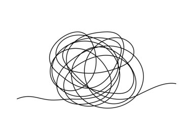 Karmaşık dokular. Rastgele kaotik çizgiler. Başından sonuna kadar elle çizilmiş bir nesne. Vektör illüstrasyonu.