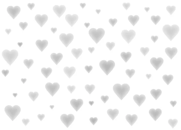 Валентинів День Векторна Ілюстрація Серцем Білому Тлі Дизайн Шаблону Символ — стоковий вектор