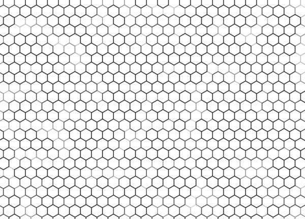 Honeycomb Seamless Pattern Grid Abstract Background Vector Illustration — Vetor de Stock