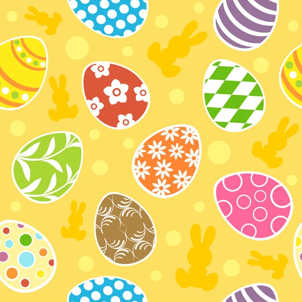 Pâques fond sans couture — Image vectorielle