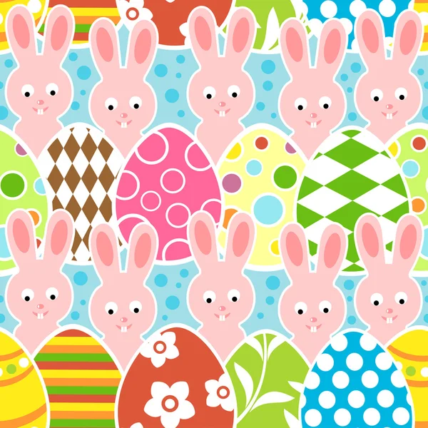 Easter seamless background — Stock Vector