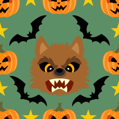 Kurt adam ile sorunsuz halloween arka plan