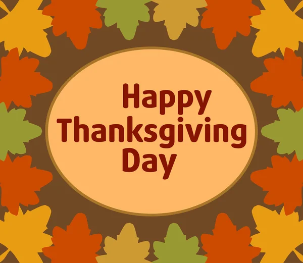 Automne Thanksgiving fond Jour — Image vectorielle