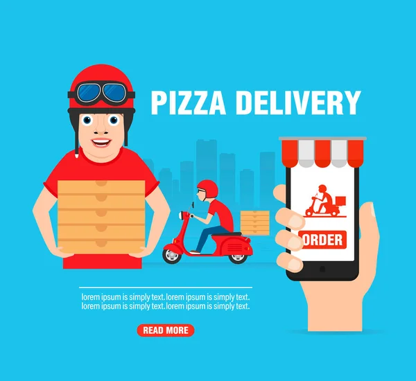 100,000 Cartão de entrega de pizza Vector Images Depositphotos